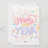 新年おめでとう シーズンカード (裏面)