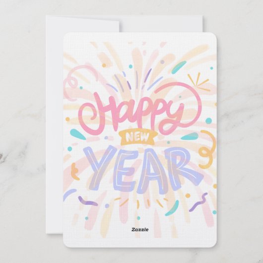 新年おめでとう シーズンカード (裏面)