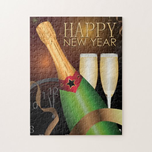 新年おめでとう! ジグソーパズル (縦)