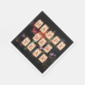 新年おめでとう スタンダードランチョンナプキン (角)