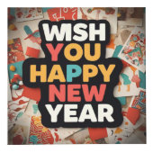 新年おめでとう フォトキューブ (正面)