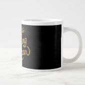 新年おめでとう ブラックゴールド ジャンボコーヒーマグカップ (右)