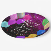 新年おめでとう ペーパープレート (アングル)