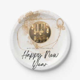 新年おめでとう ペーパープレート