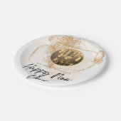 新年おめでとう ペーパープレート (アングル)