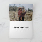 新年おめでとう |ボホシンプルフォトオーバーレイ シーズンカード (内部)