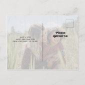 新年おめでとう |ボホシンプルフォトオーバーレイ シーズンポストカード (裏面)