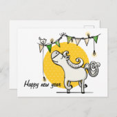 新年おめでとう ポストカード (正面/裏面)