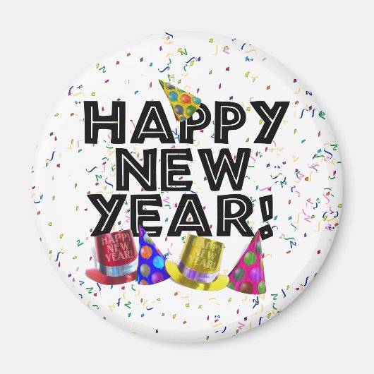 新年おめでとう マグネット (正面)