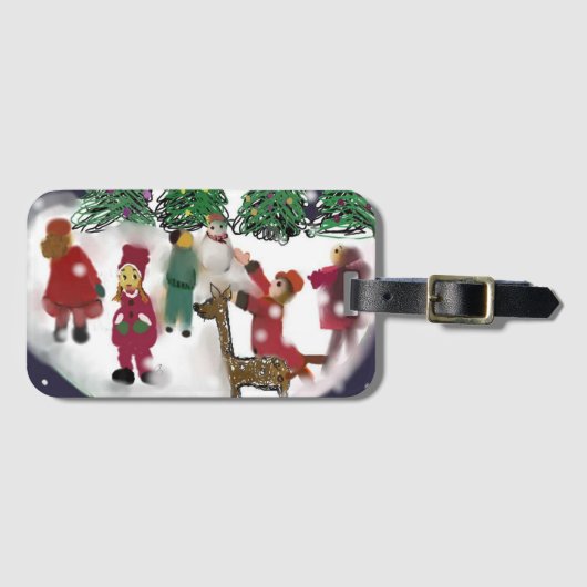 新年おめでとう ラゲッジタグ (正面横)