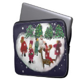 新年おめでとう ラップトップスリーブ (正面左)