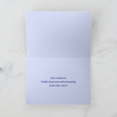 新年おめでとう。世界平和の愛国心 シーズンカード (内部)