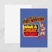 新年おめでとう 招待状 (正面/裏面)