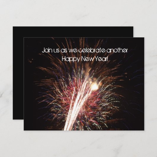 新年おめでとう 招待状 (正面/裏面)