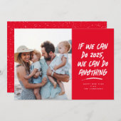 新年おめでとう、私たちは何でも写真が撮れます シーズンカード (正面/裏面)