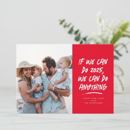 新年おめでとう、私たちは何でも写真が撮れます シーズンカード (スタンド正面)