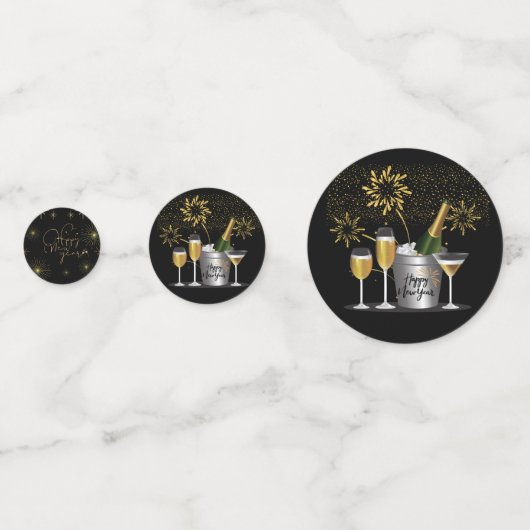 新年おめでとう – 紙吹雪 (裏面)