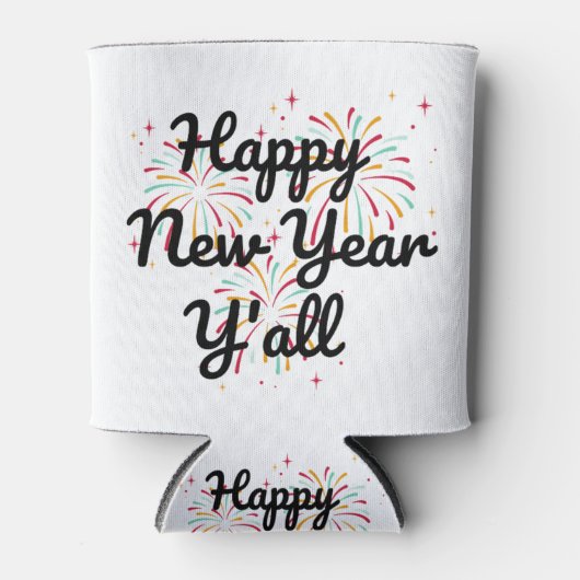 新年おめでとう 缶クーラー (正面)