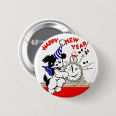 新年おめでとう！ 缶バッジ (正面&裏面)