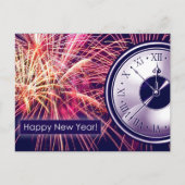 新年おめでとう。花火 シーズンポストカード (正面)