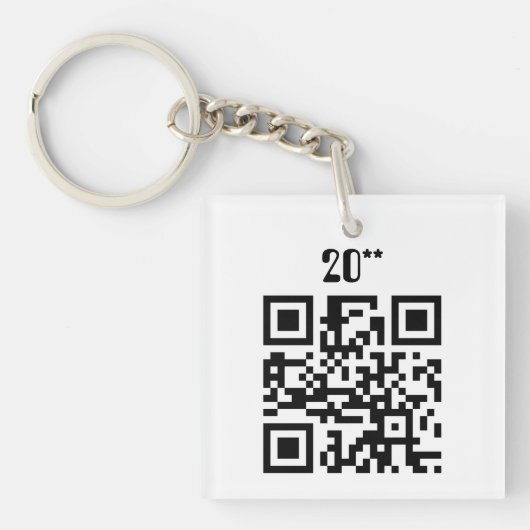 新年おめでとう – 英語 キーホルダー (正面)