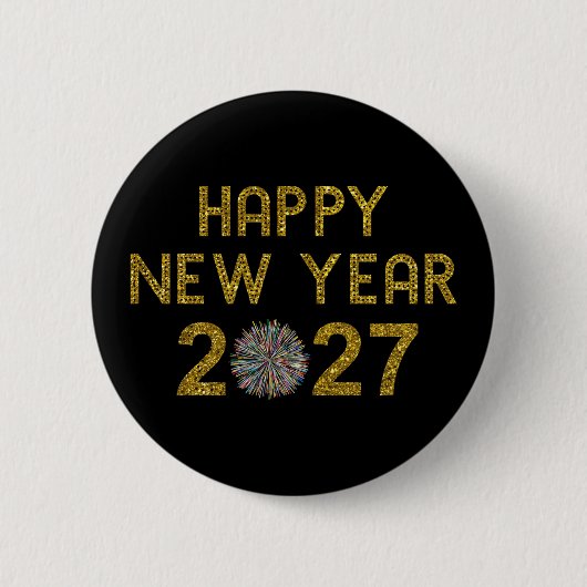 新年おめでとう 2027 缶バッジ (正面)
