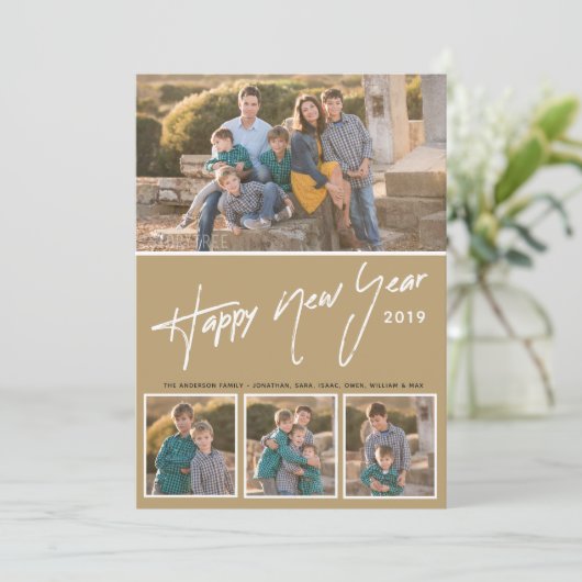 新年おめでとう | 4枚 シーズンカード (スタンド正面)