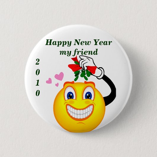 新年おめでとう_Button 缶バッジ (正面)