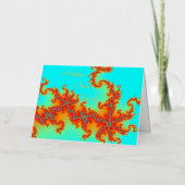 新年おめでとう – Dragon Tails 箔グリーティングカード (正面)