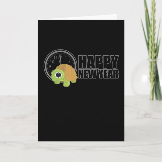 新年おめでとう – Turtle シーズンカード (正面)