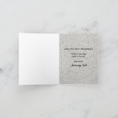 新年おもしろいの決議案を折り畳んだグリーティングカード カード (内部)