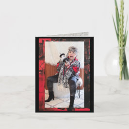 新年おもしろいの決議案を折り畳んだグリーティングカード カード