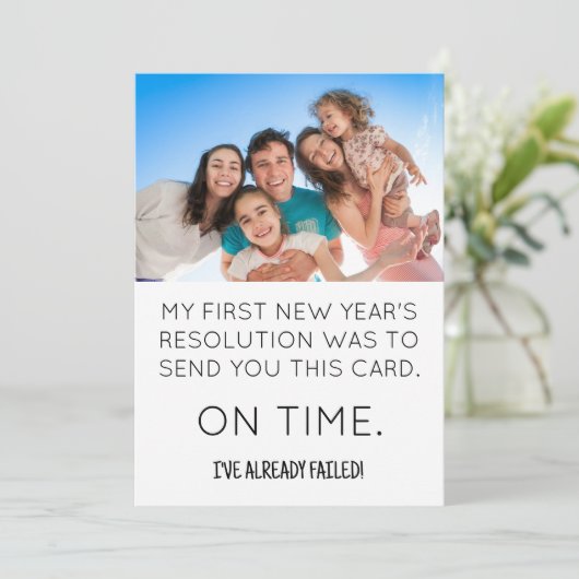 新年おもしろいの決議案ハッピーニューイヤーカード シーズンカード (スタンド正面)