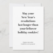 新年おもしろいの決議 シーズンカード (正面)