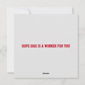 新年おもしろい漫画サッカー選手2021フラット シーズンカード (裏面)