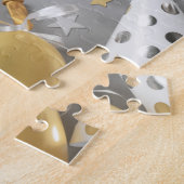 新年お祝いクリップアートホリデーパズル ジグソーパズル (側面)