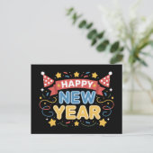 新年お祝いデザイン ポストカード (スタンド正面)