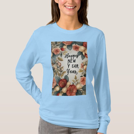 新年お祝い@@@@@ Tシャツ (正面)