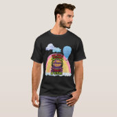 新年がきらきら光る曇り空 Tシャツ (正面フル)