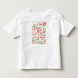 新年とクリスマスのための特別な幼児のトップ！ トドラーTシャツ