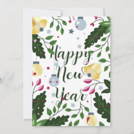 新年とクリスマスの喜び 招待状