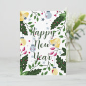 新年とクリスマスの喜び 招待状 (スタンド正面)