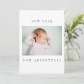 新年と誕生日のお知らせコンボカード 招待状 (スタンド正面)