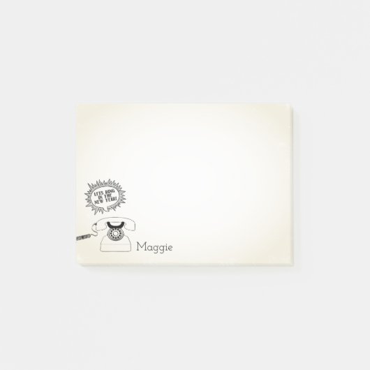 新年に鳴ろう ポストイット (正面)