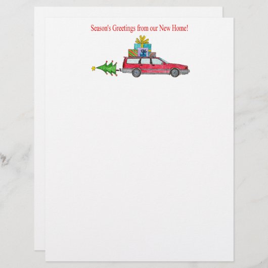 新年のあいさつ (正面/裏面)