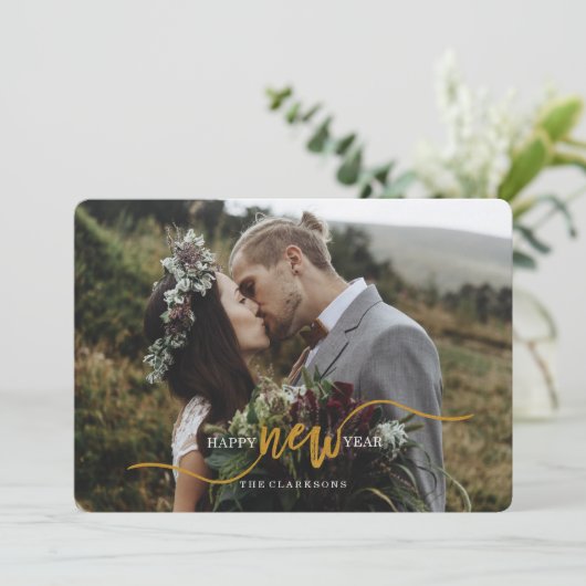 新年のおめでとう金ゴールド台本 シーズンカード (スタンド正面)