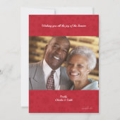 新年のおめでとう 招待状 (裏面)