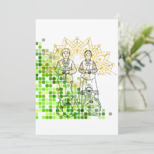 新年のおめでとう、韓国文伝統的化 シーズンカード