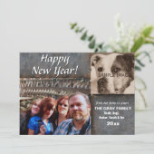 新年のおめでと素朴う皮革2枚 シーズンカード (スタンド正面)