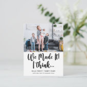 新年のおもしろいハッピーハガキ シーズンポストカード (スタンド正面)